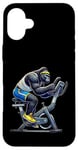 iPhone 16 Plus Gorilla on Exercise Bike Gym Fitness Workout Training Case