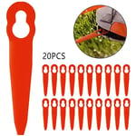 20 pièces En Plastique Lames Pour STIHL FSA 45 Sans Fil Coupe Bordure Coupe Gazon Jardin Fournitures de Haute Qualité Durables Et Pratiques