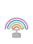 Glow Neon Rainbow Table Lamp, Multi