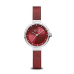 BERING Femmes Analogique Solar Collection Montre avec Bracelet en Acier Inoxydable & Verre Saphir