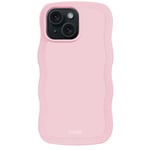 holdit iPhone 15/14/13 Skal Wavy Pink