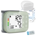 SEJOY Blood Pressure Monitor Wrist Home Medical LCD Display Heart Rate Machine