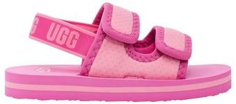 UGG Lennon Slingback Slide Sandal, Sugilite/Strawberry Milkshake, 4 UK Child