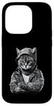 Coque pour iPhone 14 Pro American Shorthair Cat Thug Cat Gangster Cat Gangster Life