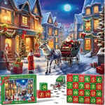 24-dagars pussel-adventskalender, Blind Box, Röd