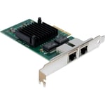 INTER-TECH Argus ST-727 - nettverksadapter - PCIe 2.0 x4 - Gigabit Ethernet x 2