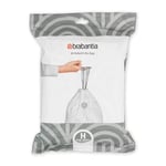 Brabantia 138744 PerfectFit Bin Liners Size H/50-60 Litre Thick Plastic Trash...