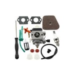 Ulisem - Kit de Carburateur pour Tronçonneuses Stihl FS87 FS90 FS100 FS110 FS130 HL95 HL100 HT100 HT101 KM90 KM100 KM110 SP90, Inclus Filtre à Air et