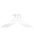 John Lewis No-Slip Hangers, Set of 3, White