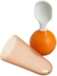 Lansinoh Momma Mealtime Soft Spoon, Orange