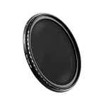 Polaroid Optics Multi-Coated Variable Range [ND3, ND6, ND9, ND16, ND32, ND400] Neutral Density Fader Filter ND2-ND2000, 67 mm