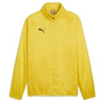 PUMA Jacka Teamgoal All Weather - Faster Yellow/svart, storlek Small