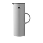 Stelton - EM77 Termoskanna 1 L, Light Grey - Glas/Plast