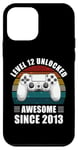 iPhone 12 mini Level 12 Unlocked Video Gamer 12 Birthday Awesome Since 2013 Case