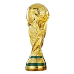 Stor VM-fotbollspokal Qatar 2022 Guld Trofé Sport Replika 27cm 27cm