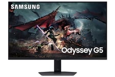 Samsung Ecran PC Odyssey G50D 27’’ 180Hz, 1ms, Dalle Fast IPS, Résolution QHD : 2560x1440, Contraste 1000:1, AMD FreeSync, Auto Source Switch +, HDR400, Pied ajustable, DisplayPort, HDMI