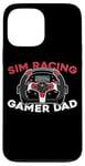 Coque pour iPhone 13 Pro Max Gamer - Simulation De Course Racer Sim Racing