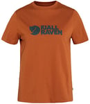 Fjallraven 87146-243 Fjällräven Logo Tee W T-Shirt Femme Terracotta Brown Taille S