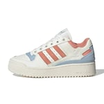 adidas Originals Womens Forum Bold Stripes - White/Pink/Blue / UK5.5