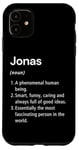 iPhone 11 Jonas Name Definition Funny Dictionary Case