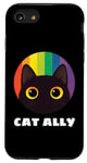 iPhone SE (2020) / 7 / 8 Rainbow Cat Ally: Celebrating LGBTQ+ Unity - Pride Month Case