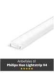 Light Solutions Aluminum Profile - Model S for Philips Hue and Lifx - White