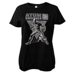 Hybris Black Adam - Atom Smasher Girly Tee (Black,XL)