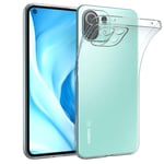 For Xiaomi Mi 11 Lite/5G/5G New Transparent Phone Case Back Cover Case TPU