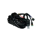 VP kabelsett til èn lampe DT 2-pin 12V, 3M kabel, 80Amp, m/bryter