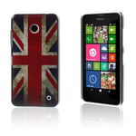 Nokia Persson Lumia 630/635 Kuori - Vanhanaikainen Britannian Lippu Monivärinen