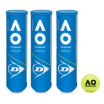 Dunlop Australian Open Tennis Balls - 1 dozen