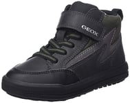 Geox Garçon J Arzach Boy F Basket, Black Military, 25 EU