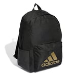 adidas Mixte Classic Badge of Sport Backpack, Black/Gold Metallic, One size