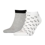 Calvin Klein Strumpor 2P Eduardo All Over Sneaker Sock Vit Strl 39/42 Herr