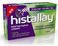 Histallay - Hay fever Relief - Fexofenadine Hydrochloride 120mg - 30 Tablets