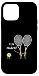 Coque pour iPhone 12 mini Raquette de sport Fun Match Backhand Raquette de tennis