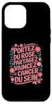 Coque pour iPhone 15 Plus Octobre Rose Ruban Rose Vaincez Cancer Du Sein Octobre Rose