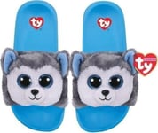 Ty Gear Ty Slush - Gray Husky Slippers