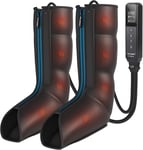 FIT KING Leg Compression Massager with Heat Upgraded Foot+calf M size 