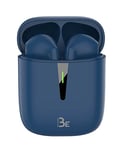 BlueElement Pop Bluetooth 5.1 TWS - Casque stéréo 3D HD sans Fil, Autonomie de Batterie 12H, boîtier de Charge LED, Facile à connecter, Micro intégré, léger et Confortable pour iPhone/Android (Bleu)