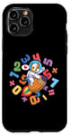 Coque pour iPhone 11 Pro Kawaii Dog Astronaute Kids Funny Maths Day Numbers Day