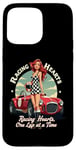 iPhone 15 Pro Max Racing Hearts, One Lap At A Time Pinup Case