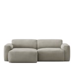 NO GA - Brick 2-Seater Chaise Lounge Left - Shadow Khaki - Sohvat - NO GA Studio - Harmaa