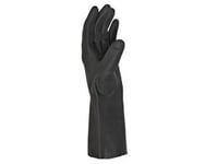 Handske Keep Safe Black Grip Str L Latex/Neopren Sort,12 Par X 2 Stk/Pk