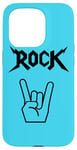 Coque pour iPhone 15 Pro Cornes à main Cool Band Rock and Roll Heavy Metal Music Concert