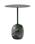 Lato LN8 Table Round - Deep green/Verde Alpi Marble