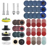 Disques de ponçage, 270 Pièces Disque Abrasif, 2inch/51mm Grain 36-3000, Kit de Ponçage Disques Abrasifs 2 Pouces disque a poncer pour perceuse meuleuse outils rotatifs