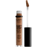 NYX Professional Makeup Can't Stop Won't Concealer Mahogany - 3 ml