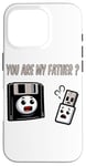 Coque pour iPhone 16 Pro Disquette vers clé USB 90s 00s Ordinateur Drôle Geek Joke