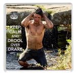 Unique square Drinks Coaster, picture of Drake Carne from the TV series Poldark